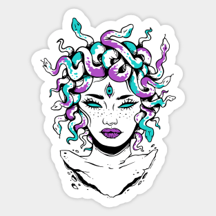 Third Eye Medusa Sticker